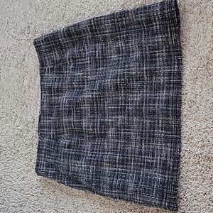 H&M- Black and white tweed mini skirt- brand new